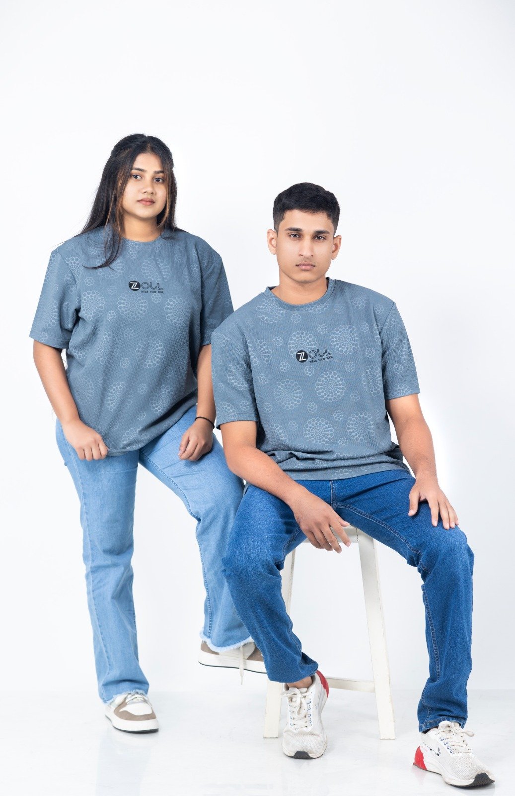 ZOUL Popcorn Tee’s Light Ash