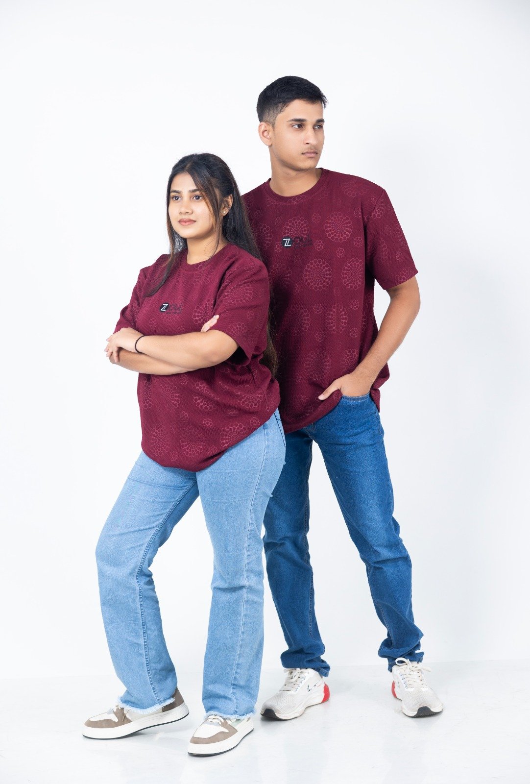 ZOUL Popcorn Tee’s Maroon