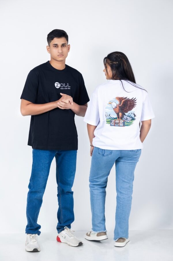 ZOUL Printed Tee's Black - Image 2