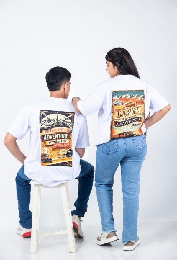 ZOUL Printed Tee's White - Image 5