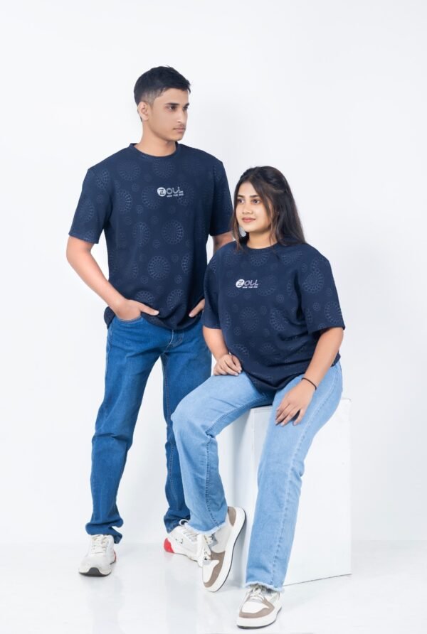 ZOUL Popcorn Tee's Navy Blue - Image 5