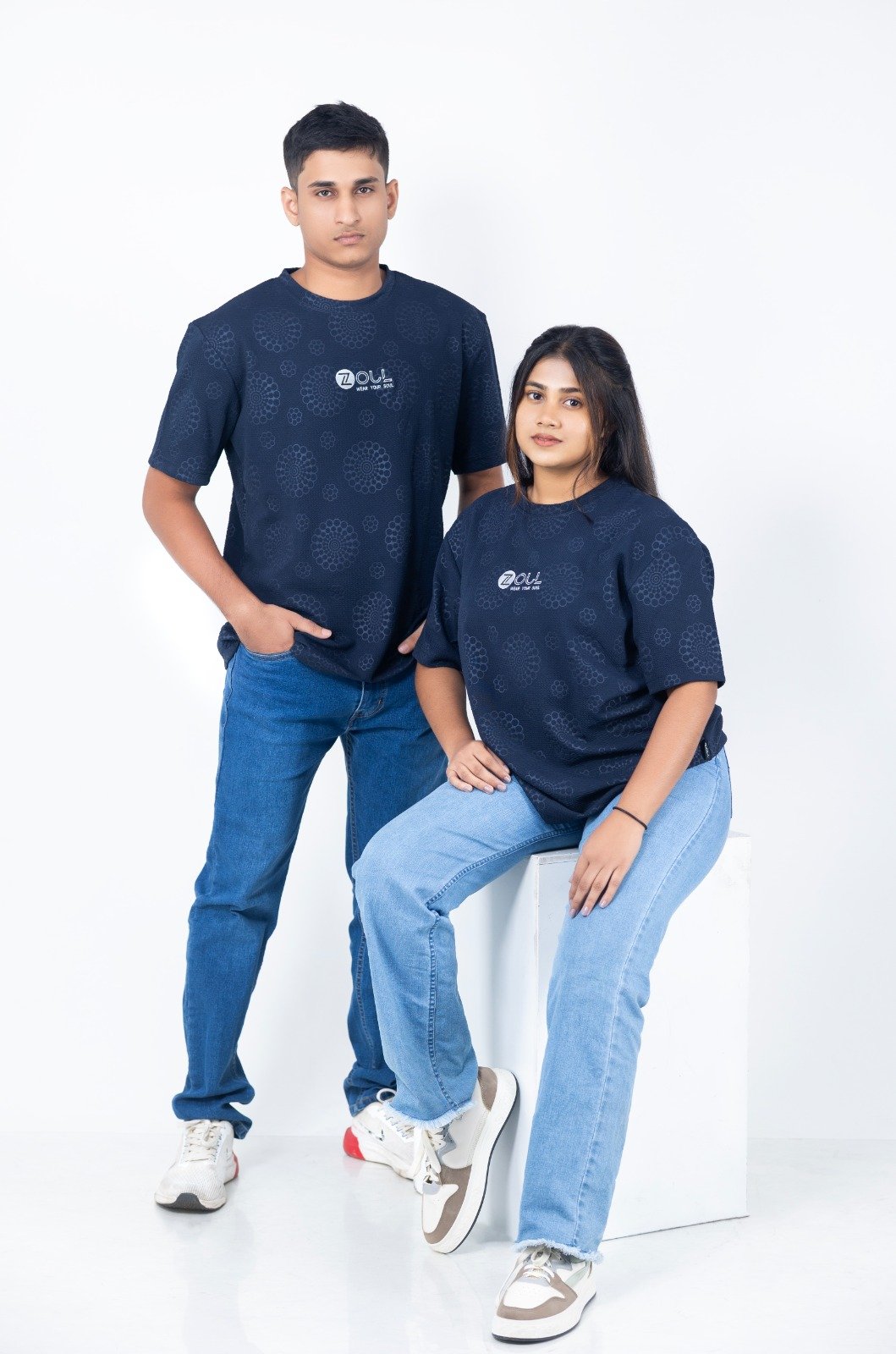 ZOUL Popcorn Tee’s Navy Blue