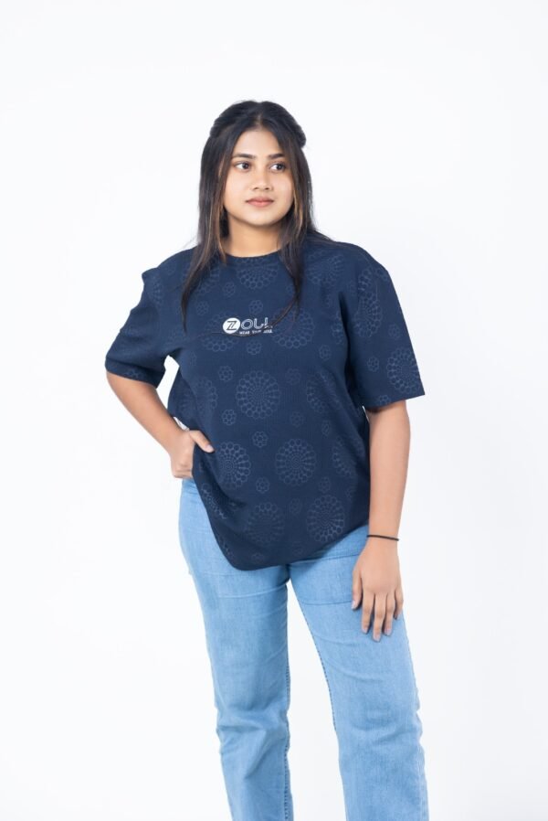 ZOUL Popcorn Tee's Navy Blue - Image 3